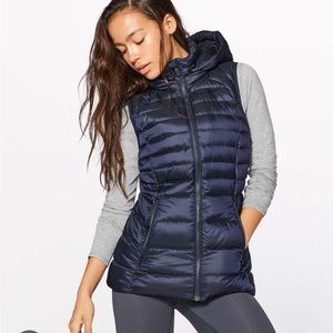 Lululemon Athletica Navy Puffer Vest